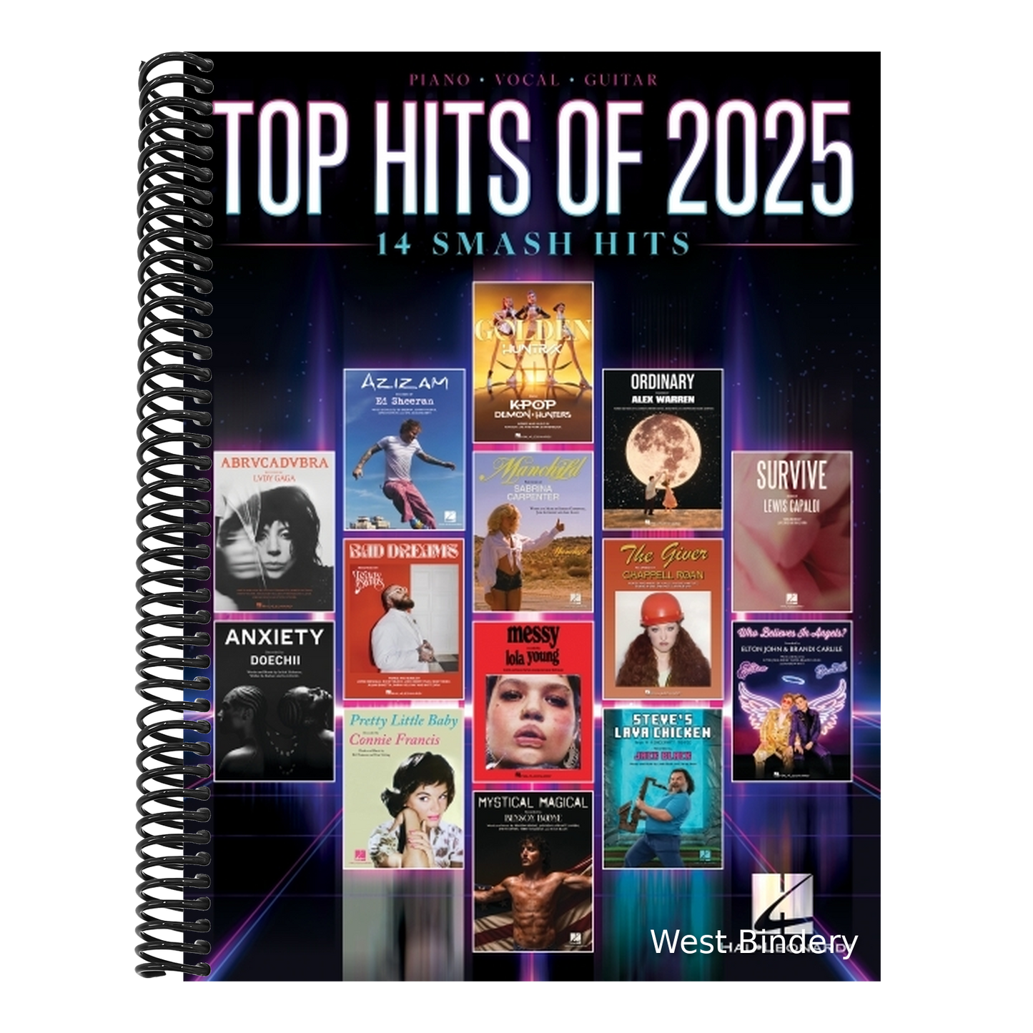 Top Hits of 2025: 14 Smash Hits Arranged for Piano, Voice, and Guitar with Full Lyrics
