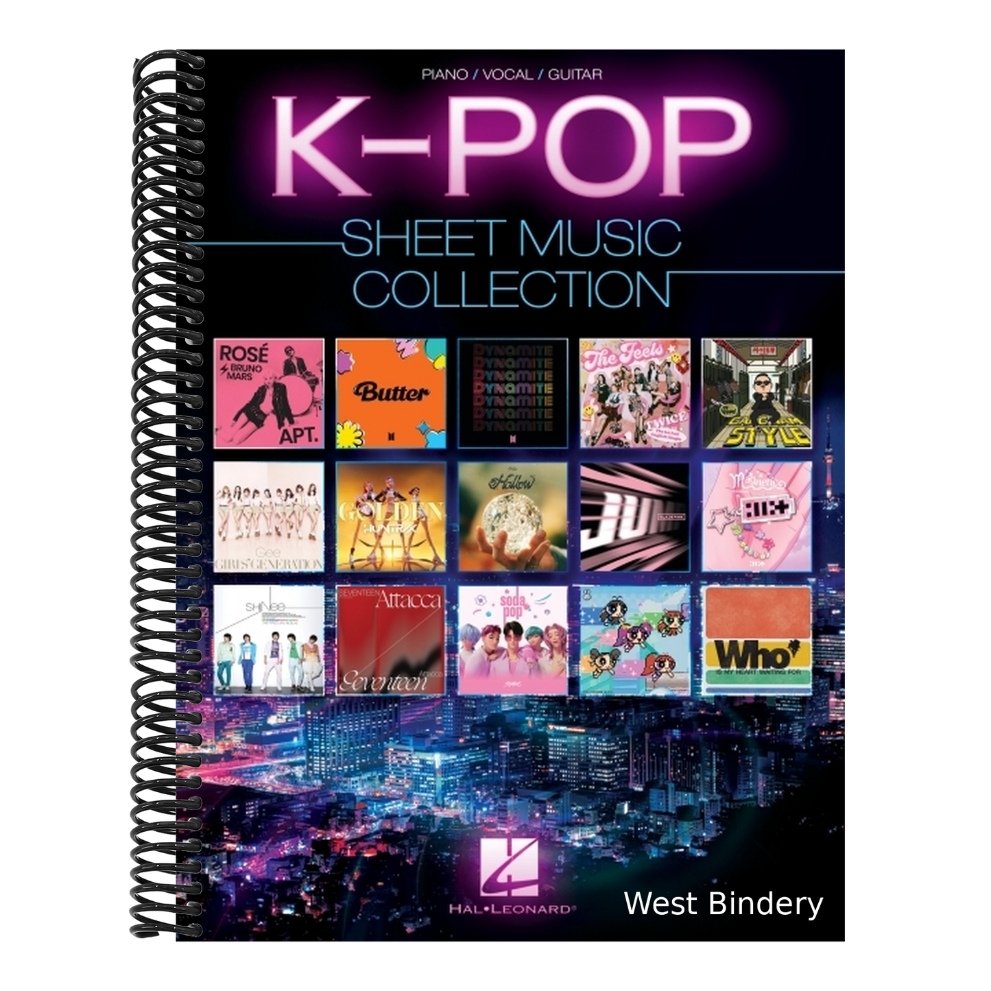 K-Pop Sheet Music Collection - 15 Songs Arranged for Piano/Vocal/Guitar