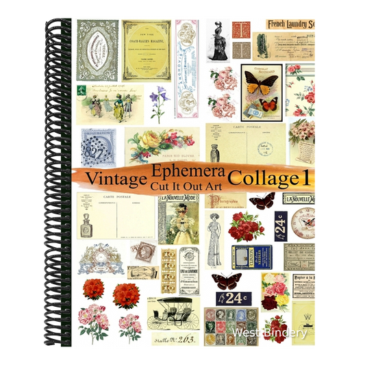 Vintage Ephemera Collage 1: Cut It Out Art