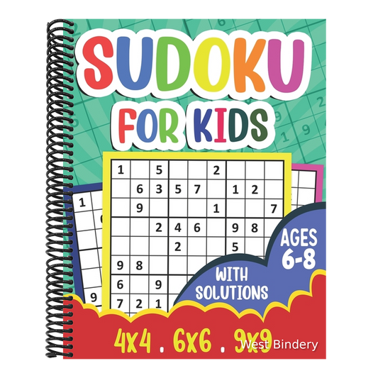 Sudoku for Kids Ages 6-8: 360 Sudoku Puzzles for Kids and Beginners (Age 6-7-8 Years Old) With Solutions - Suoku Puzzle Book 4x4 6x6 9x9 for Children