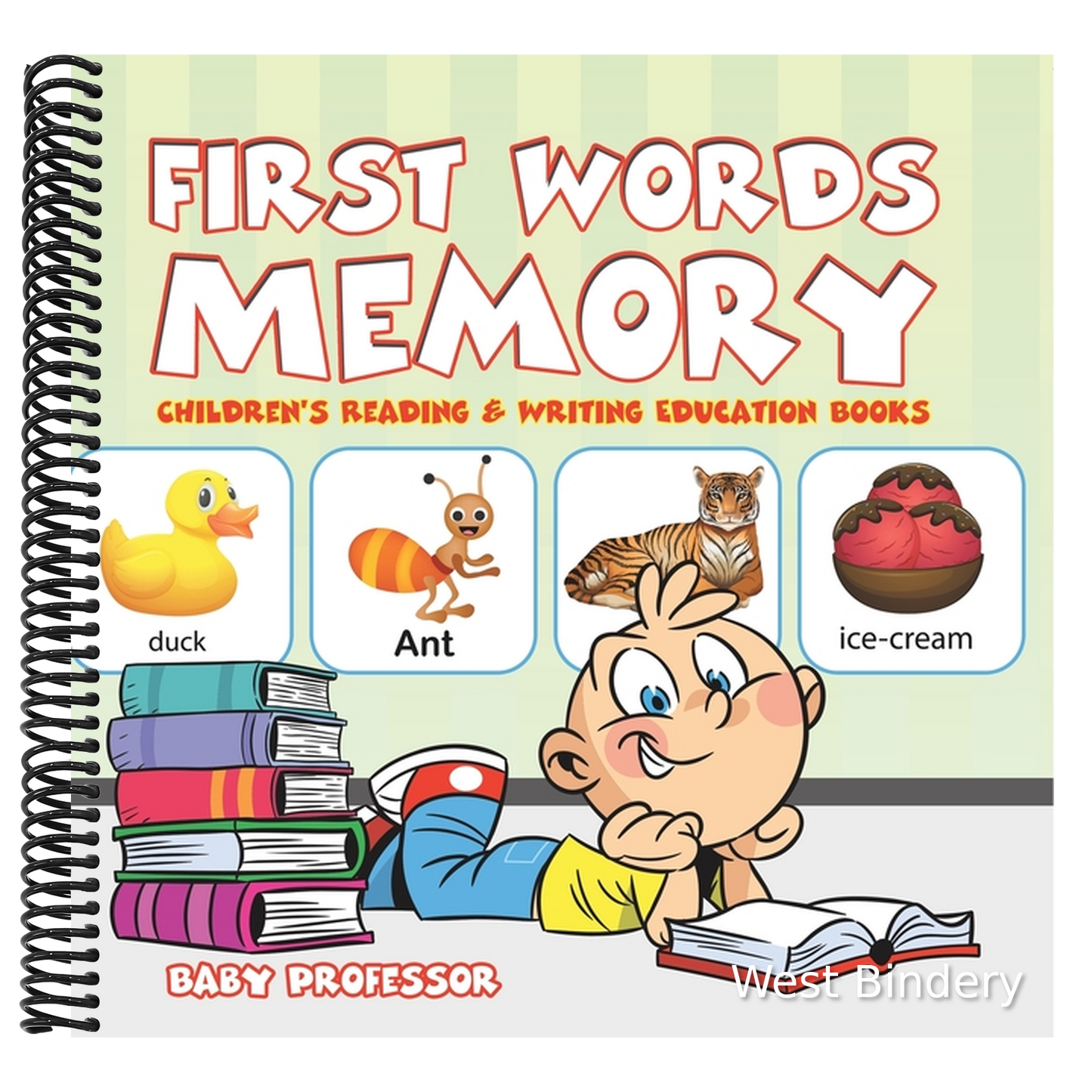 First Words Memory: Children's Reading & Writing Education Books