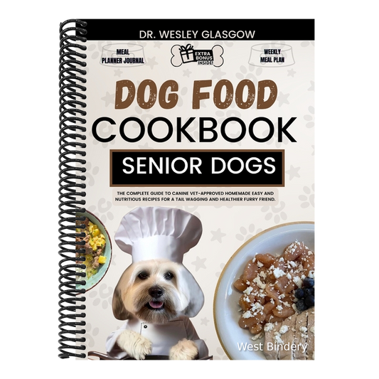 Dog Food Cookbook for Senior Dogs: The Complete Guide to Canine Vet-Approved Homemade EASY and NUTRITIOUS Recipes for a Tail Wagging and Healthier Fur