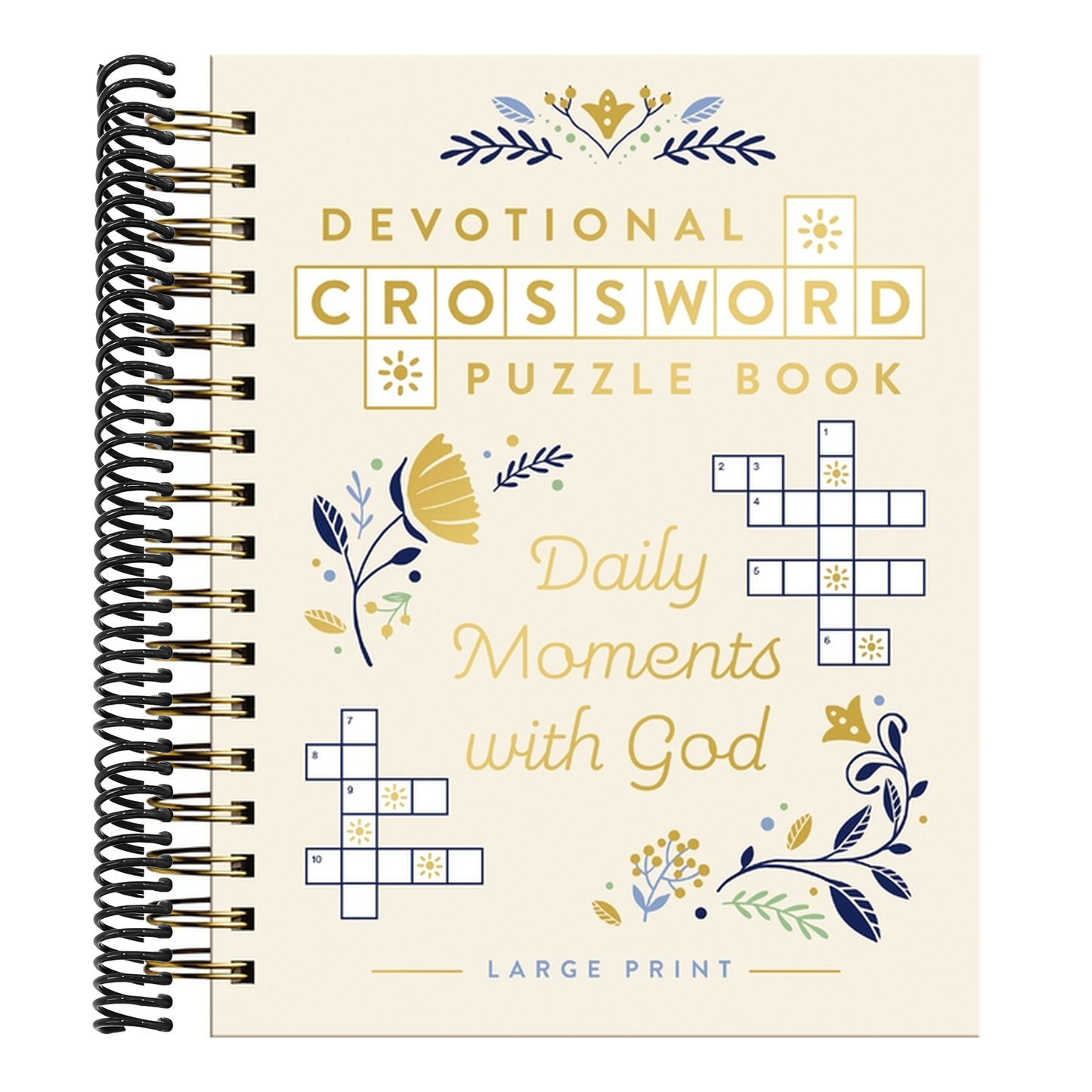 Daily Moments with God: Devotional Crossword Puzzle Book (36 Daily Devotions with Inspiring Activities) - The Perfect Mother's Day Gift for Christian
