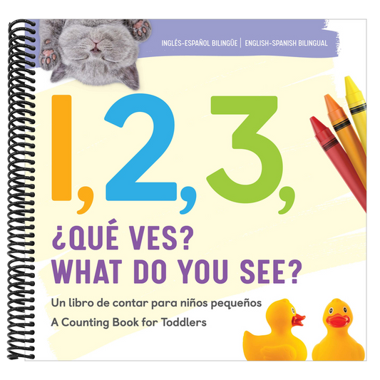 1, 2, 3, What Do You See? English-Spanish Bilingual (Spiral Bound)