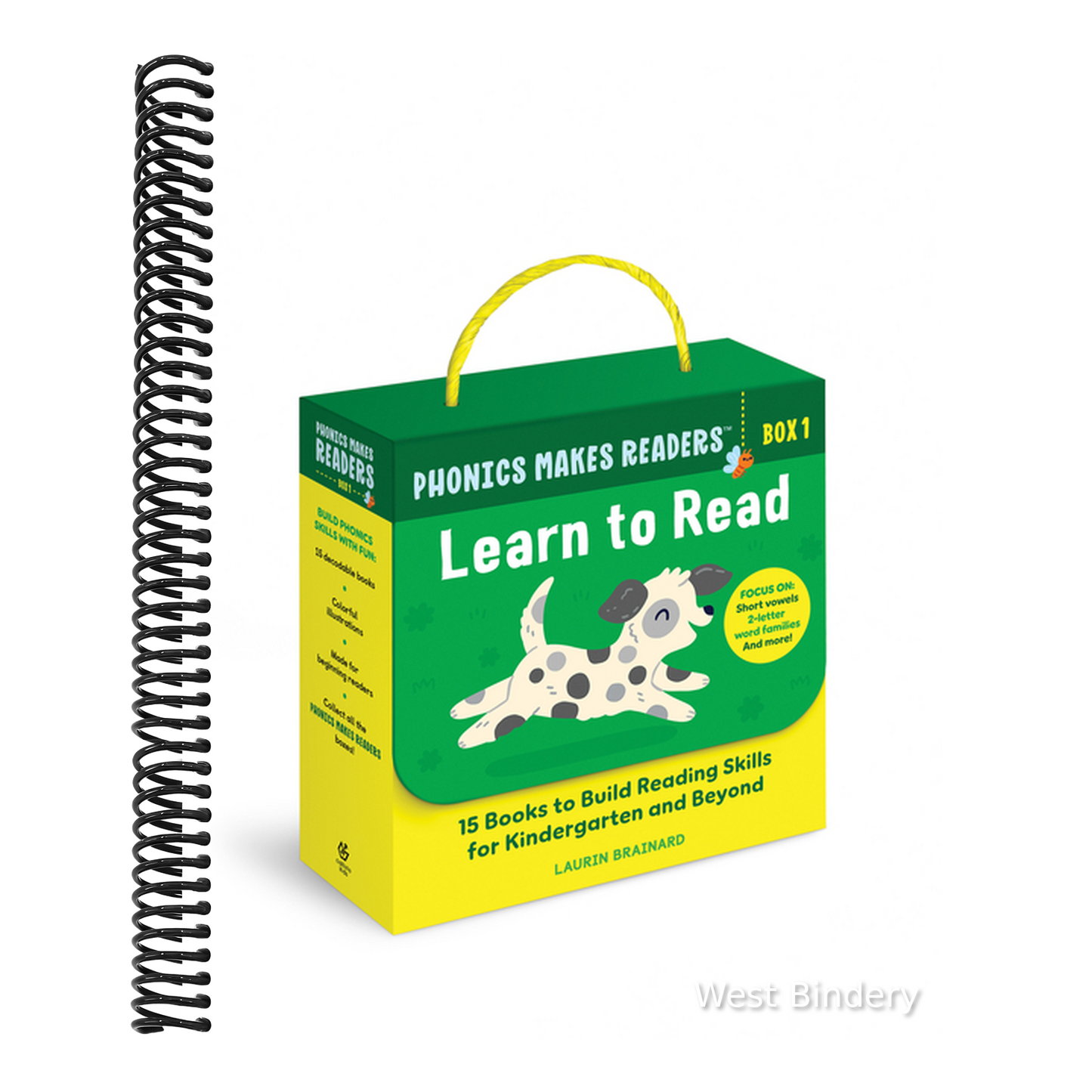 Phonics Makes Readers: Learn to Read Box 1: 15 Books to Build Reading Skills for Kindergarten and Beyond