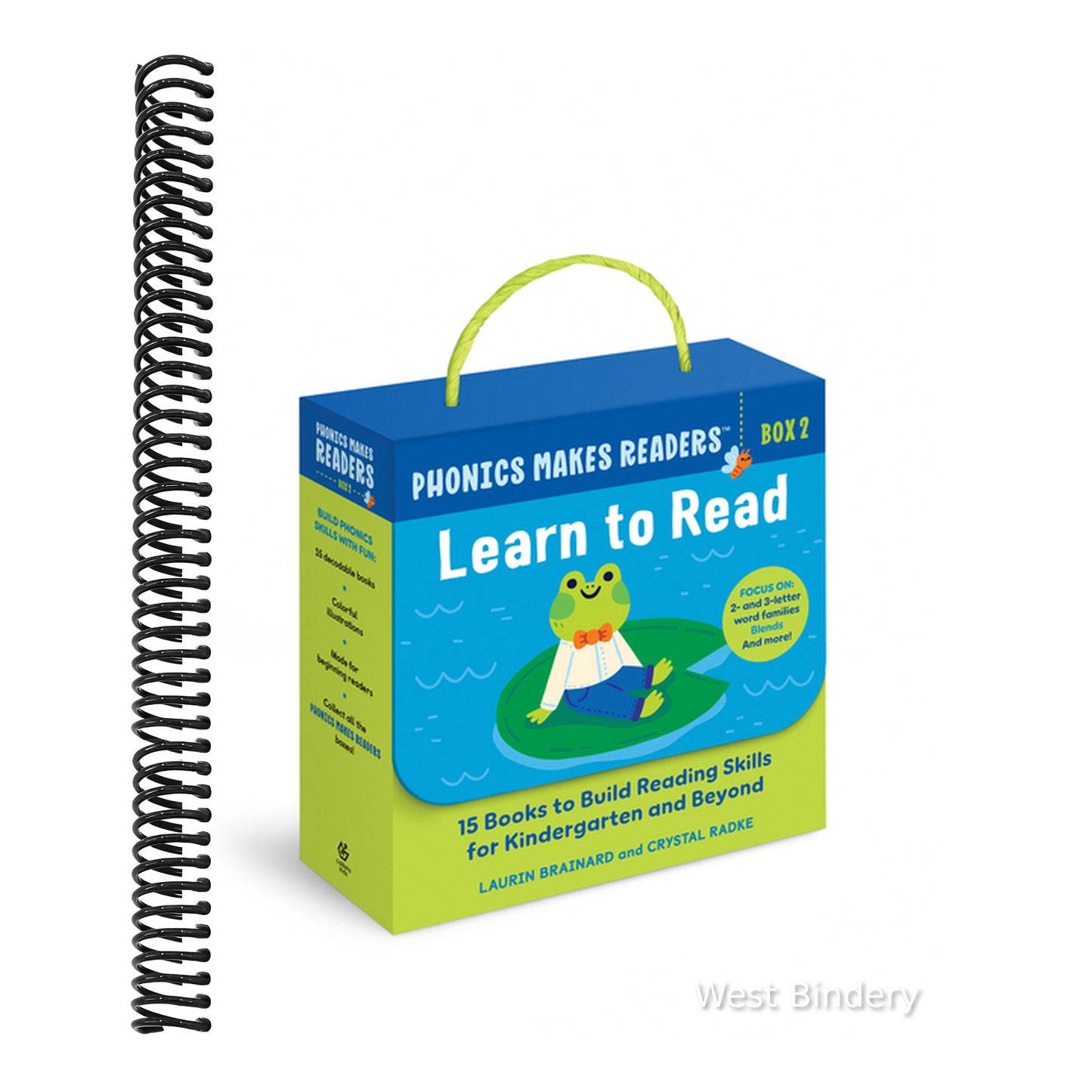 Phonics Makes Readers: Learn to Read Box 2: 15 Books to Build Reading Skills for Kindergarten and Beyond