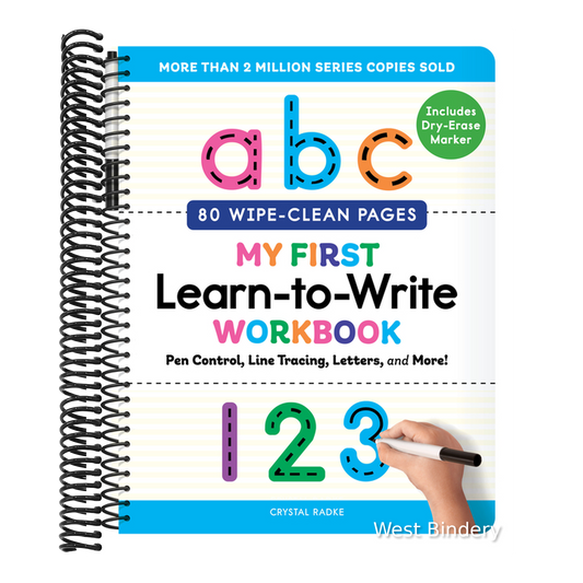 My First Learn-To-Write Workbook: Pen Control, Line Tracing, Letters, and More!
