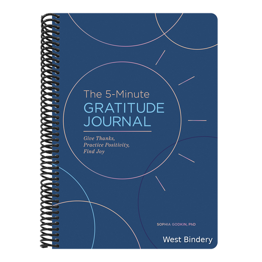 The 5-Minute Gratitude Journal (Deluxe Edition): Give Thanks, Practice Positivity, Find Joy
