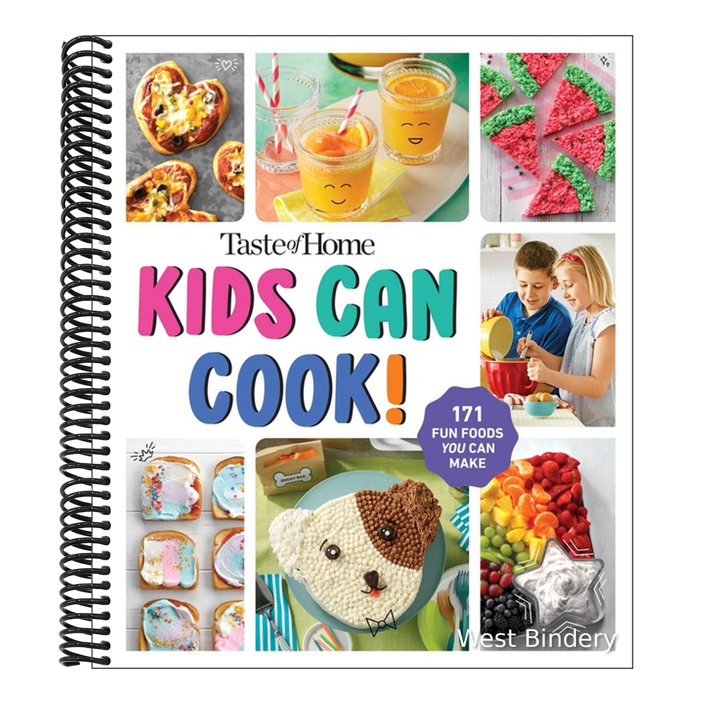 Taste of Home Kids Can Cook!: 171 Easy Recipes Spiral Bound Kids Cookbook with Skill Levels and No Bake Options