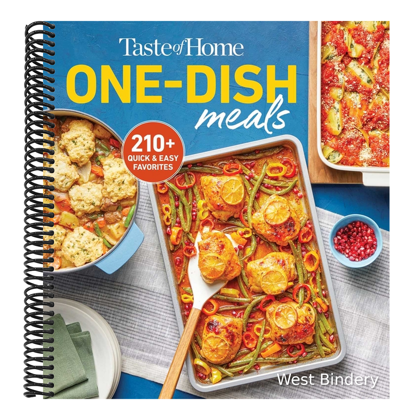 Taste of Home One-Dish Meals: Quick and Easy Cookbook with 210 Recipes for Skillets, Slow Cookers, and Casseroles