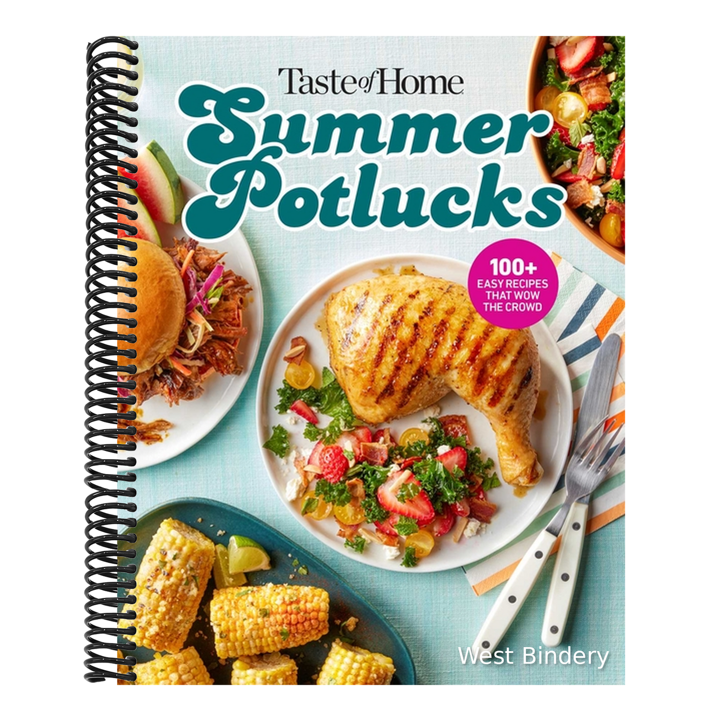 Taste of Home Summer Potlucks Cookbook: Easy Summer Meals and Crowd Pleasing Recipes for Bbqs and Picnic Dishes