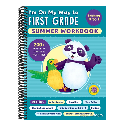 I'm on My Way to First Grade Summer Workbook: 200+ Pages of Games & Activities