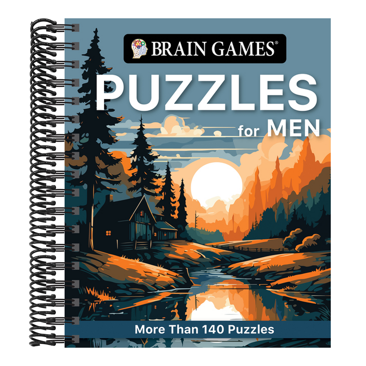 Brain Games - Puzzles for Men: More Than 140 Puzzles