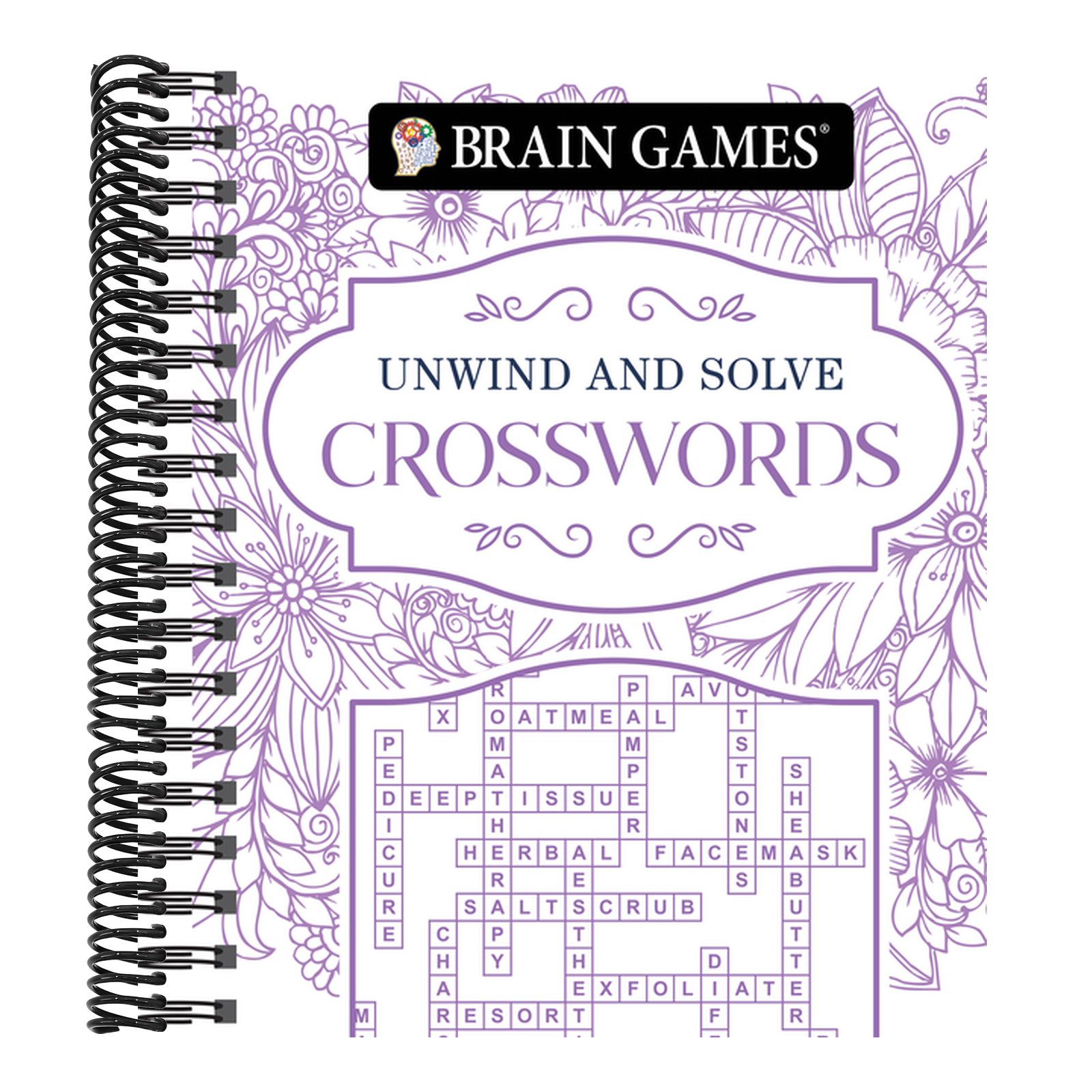Brain Games - Unwind and Solve: Crosswords – West Bindery