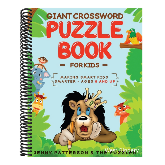 Giant Crossword Puzzle Book for Kids: Making Smart Kids Smarter - Ages 8 and Up