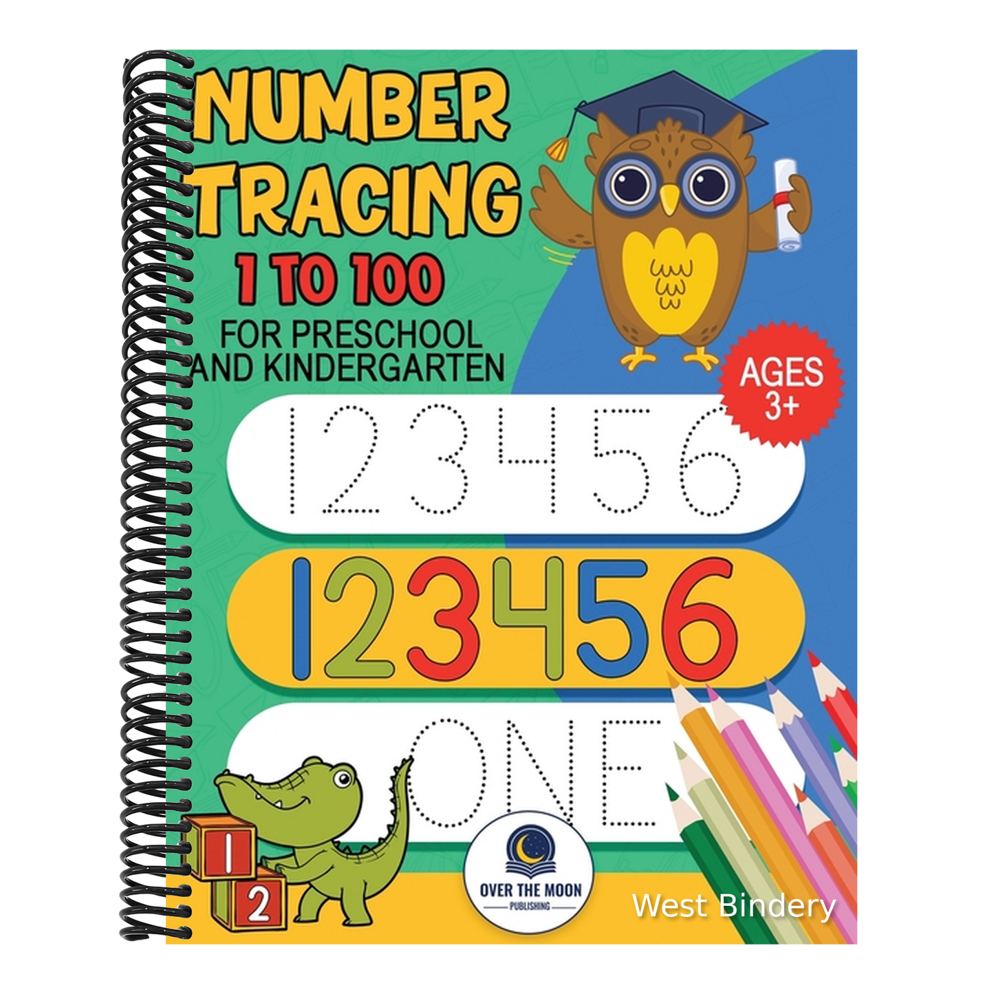 Tracing Numbers 1 to100 for Preschool and Kindergarten: Number practice workbook to learn numbers from 1 to 100 and pen control activity book for kids