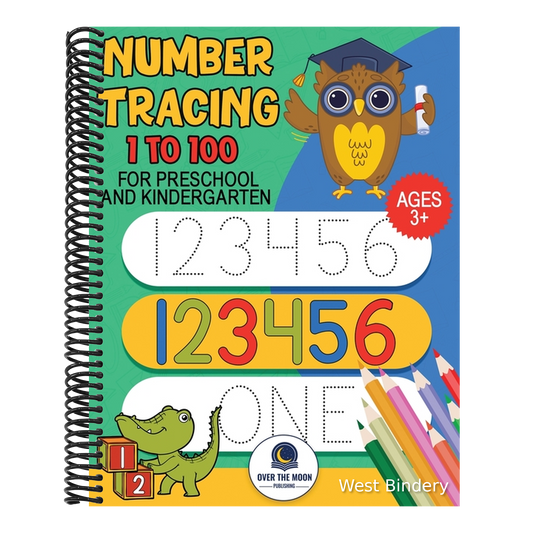 Tracing Numbers 1 to100 for Preschool and Kindergarten: Number practice workbook to learn numbers from 1 to 100 and pen control activity book for kids