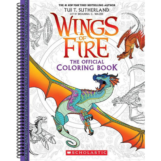 Official Wings of Fire Coloring Book (Spiral Bound)
