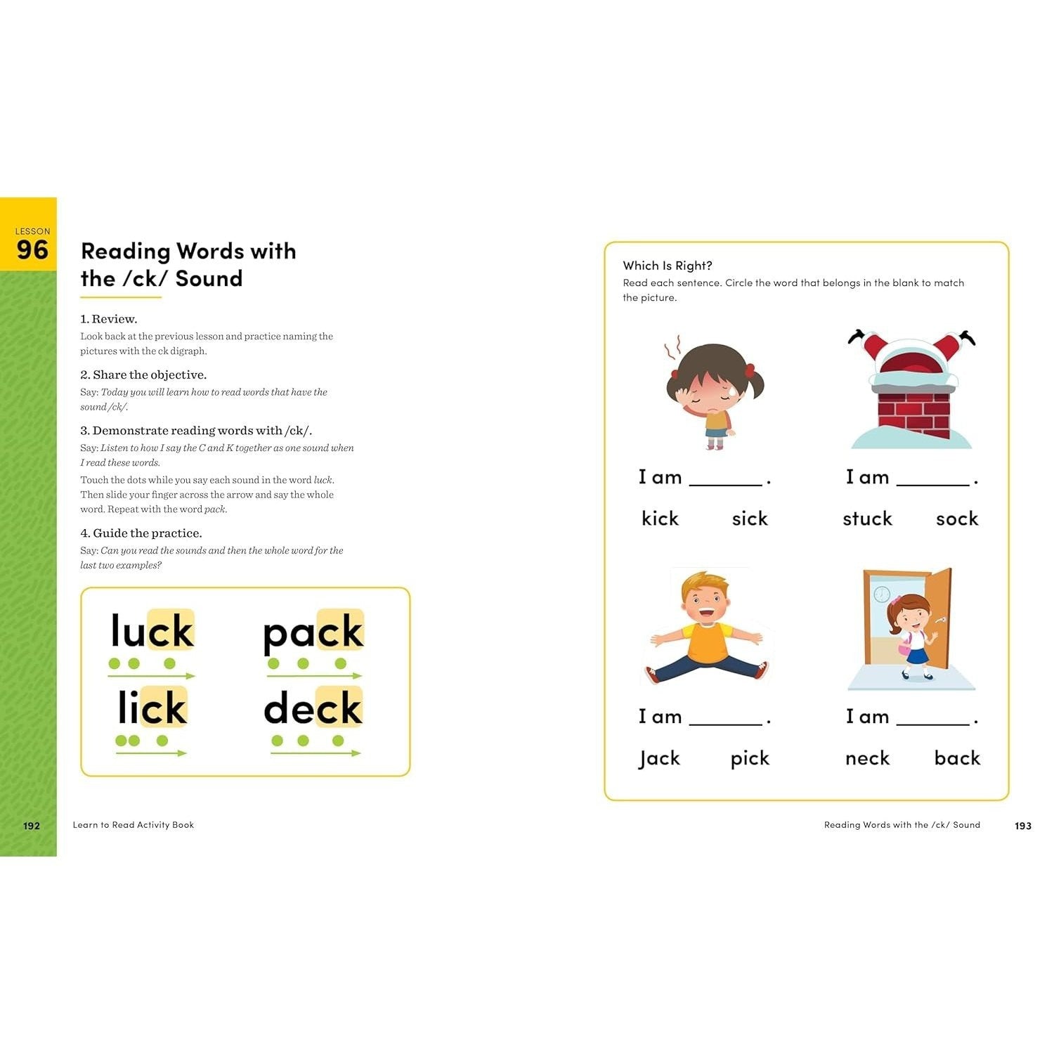 Learn to Read Activity Book: 101 Fun Phonics Lessons to Teach Your Child to Read (Phonics Makes Readers) (Spiral Bound)