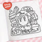 Cozy Christmas: Coloring Book for Adults and Kids (Cozy Spaces Coloring) (Spiral Bound)