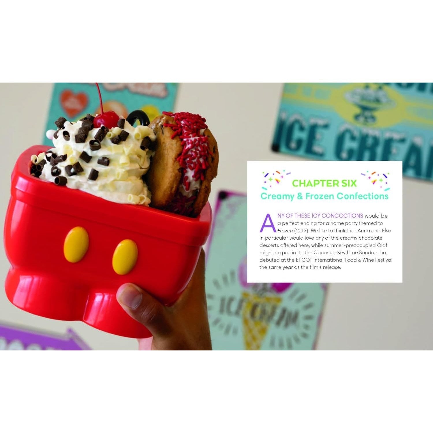 The Official Disney Parks Desserts Cookbook: Remembering 101 Sweet Delicious Disney Recipes (Delicious Disney) (Spiral Bound)