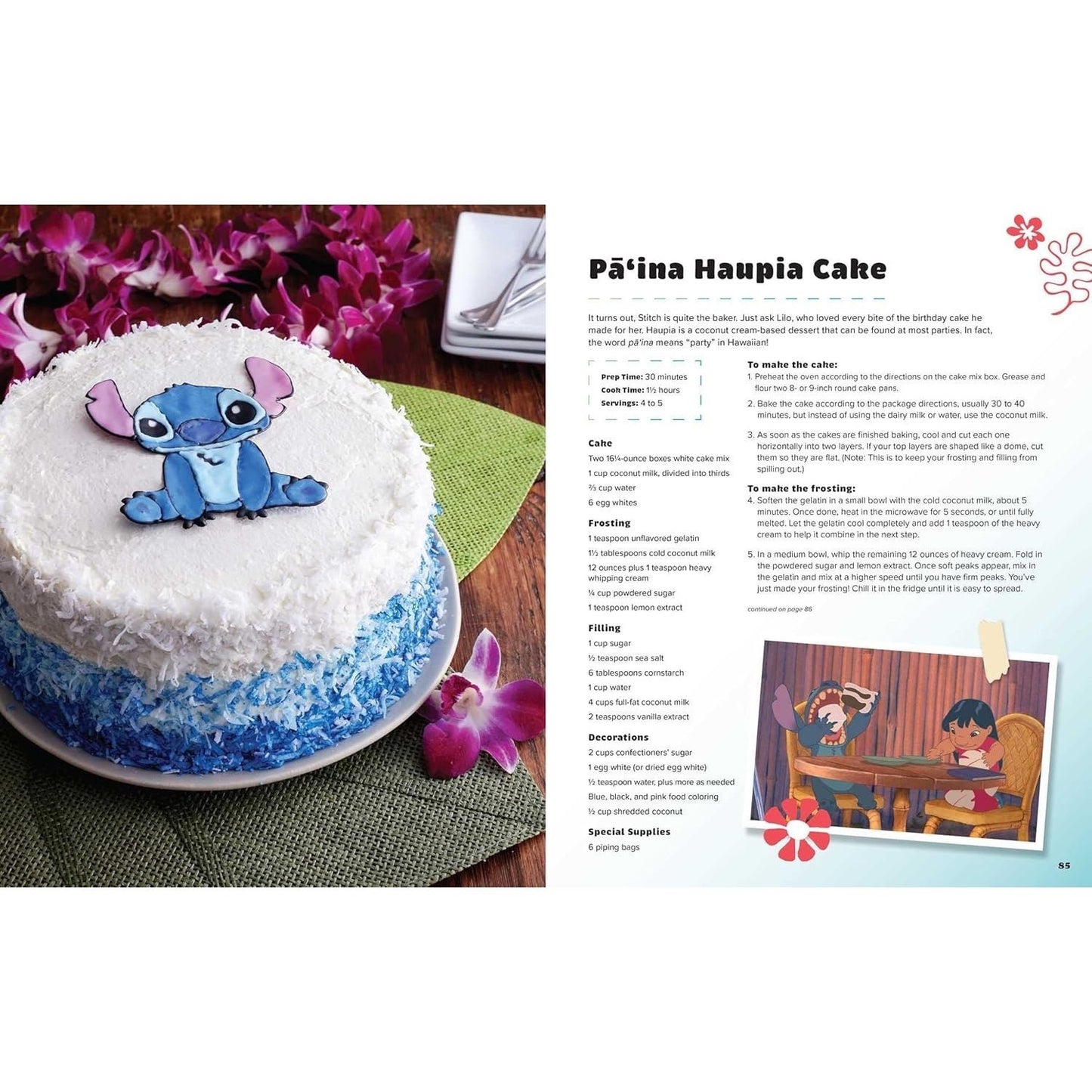 Lilo and Stitch: The Official Cookbook: 50 Recipes to Make for Your 'Ohana (Spiral Bound)