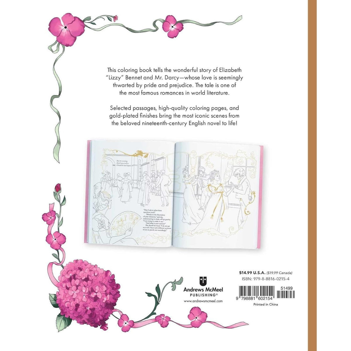 Color Your Classics Pride and Prejudice: The Big Jane Austen Coloring Book