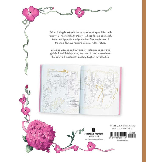 Color Your Classics Pride and Prejudice: The Big Jane Austen Coloring Book