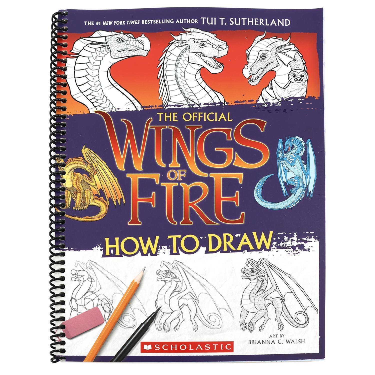 Wings of Fire: The Official How to Draw (Spiral Bound)
