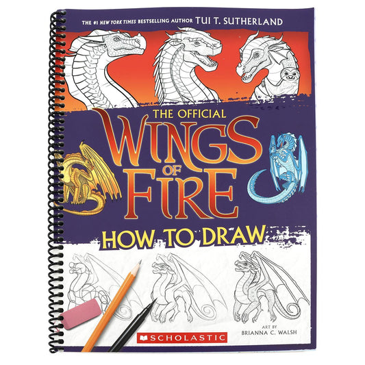 Wings of Fire: The Official How to Draw (Spiral Bound)