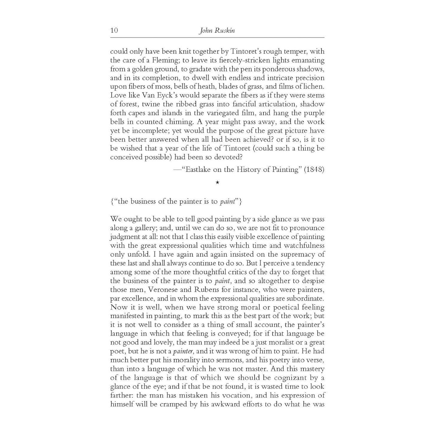 Ruskin on Art and Artists