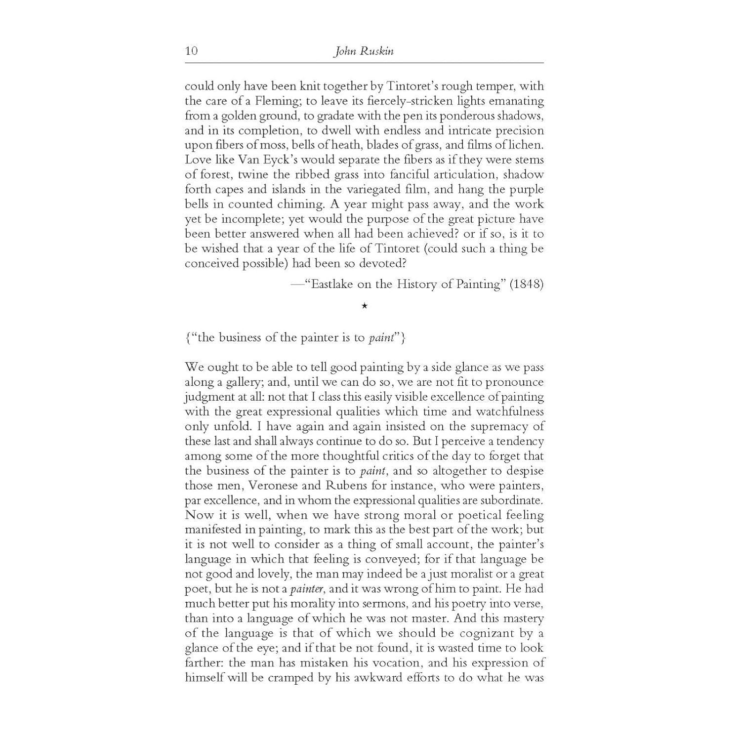 Ruskin on Art and Artists