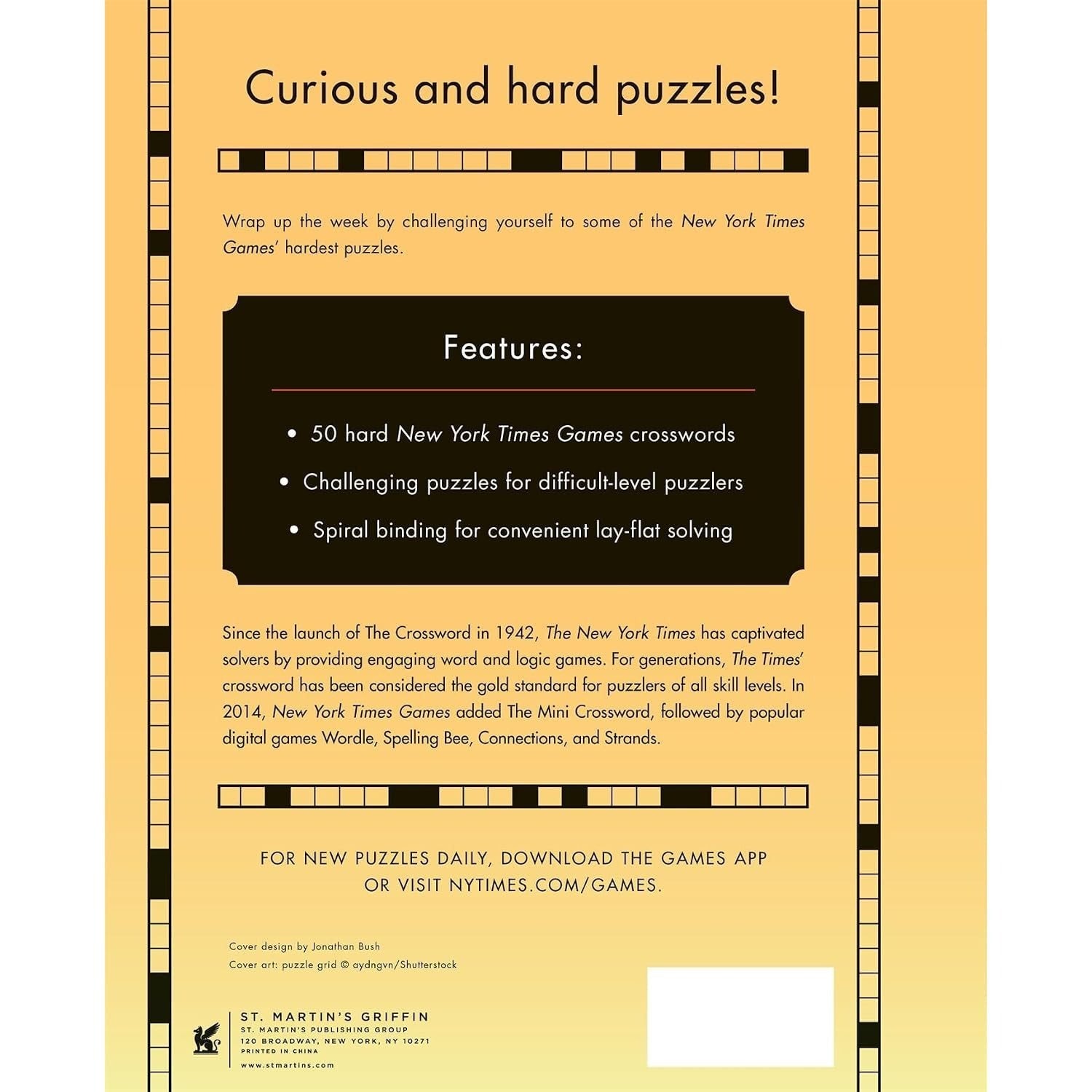 New York Times Games Friday Crosswords: 50 Hard Puzzles