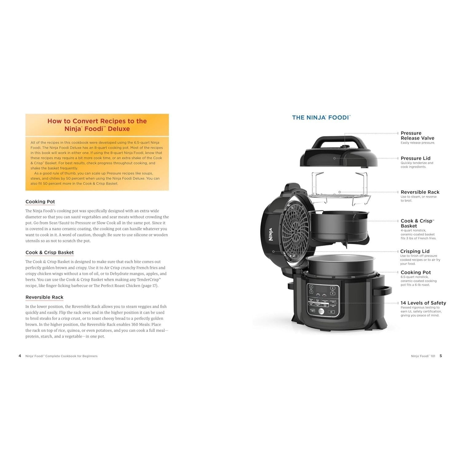 The Official Ninja Foodi: The Pressure Cooker That Crisps: Complete Cookbook for Beginners: Your Expert Guide to Pressure Cook, Air Fry, Dehydrate, and Mo