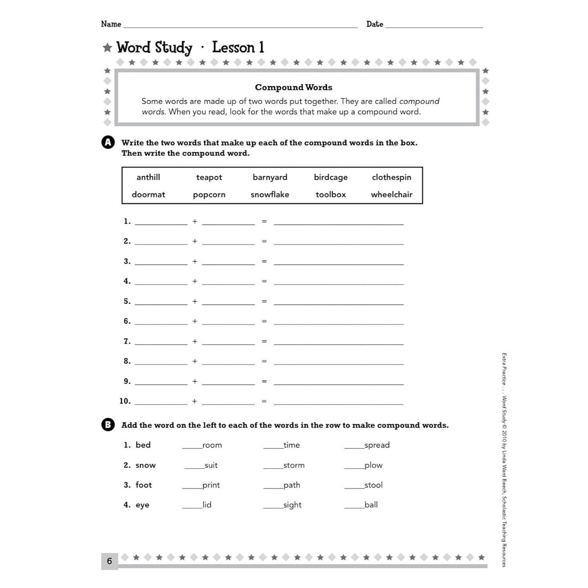 Extra Practice for Struggling Readers: Word Study (Extra Practice for Struggling Readers) (Spiral Bound)