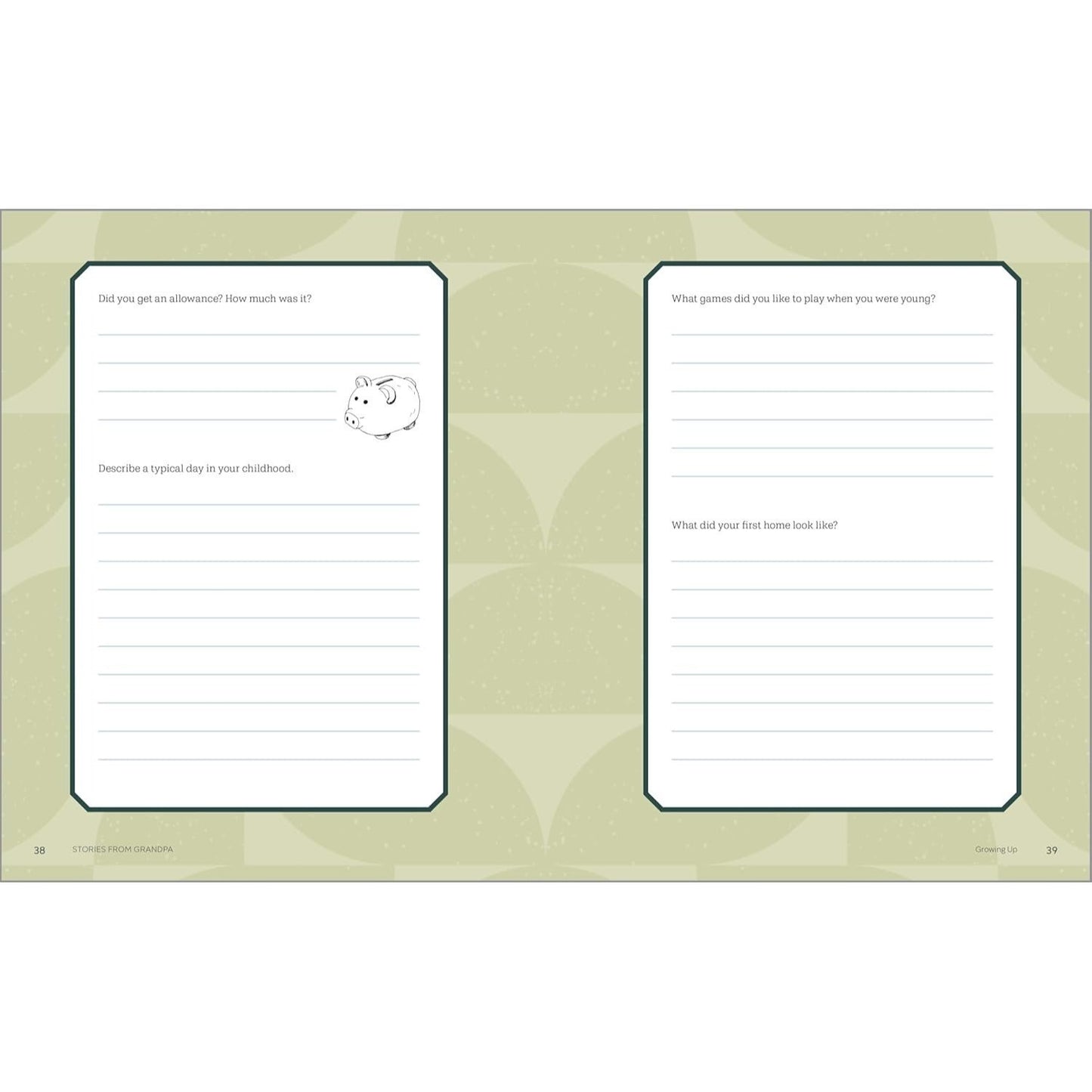 Stories from Grandpa: A Fill-In Journal and Family Keepsake