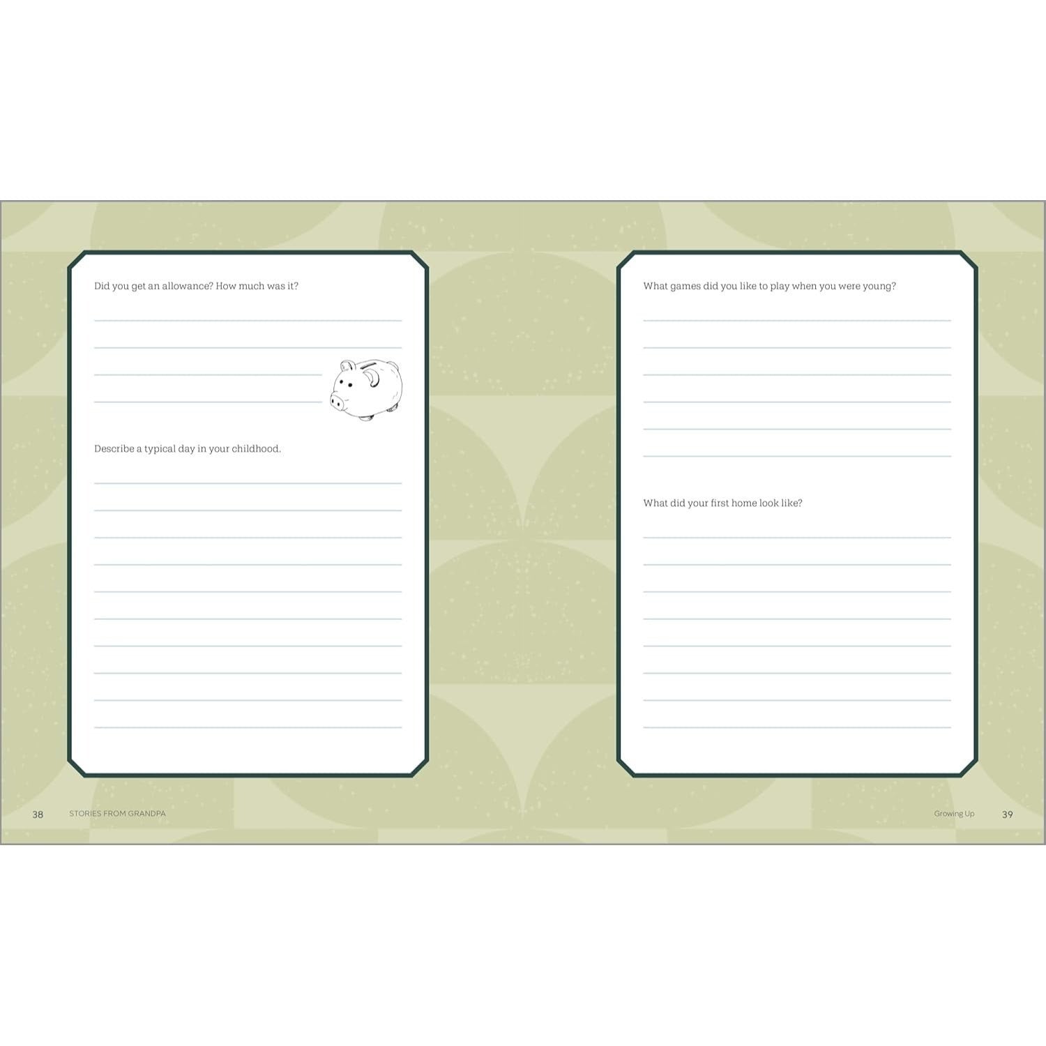 Stories from Grandpa: A Fill-In Journal and Family Keepsake