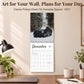 MUKAWA 2027 Wall Calendar, American Pickup Truck Scenes, 11.5" × 14.7"