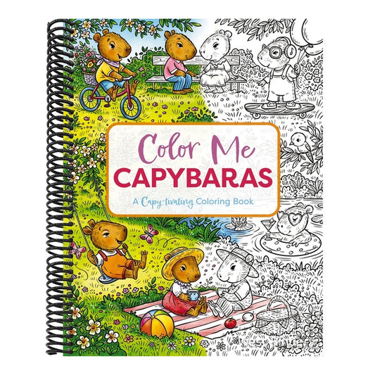 Color Me Capybaras: A Capy-Tivating Coloring Book