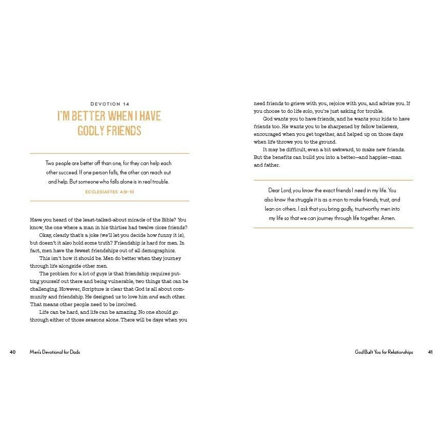 Men's Devotional for Dads: A Year of Prayers, Guidance, and Wisdom