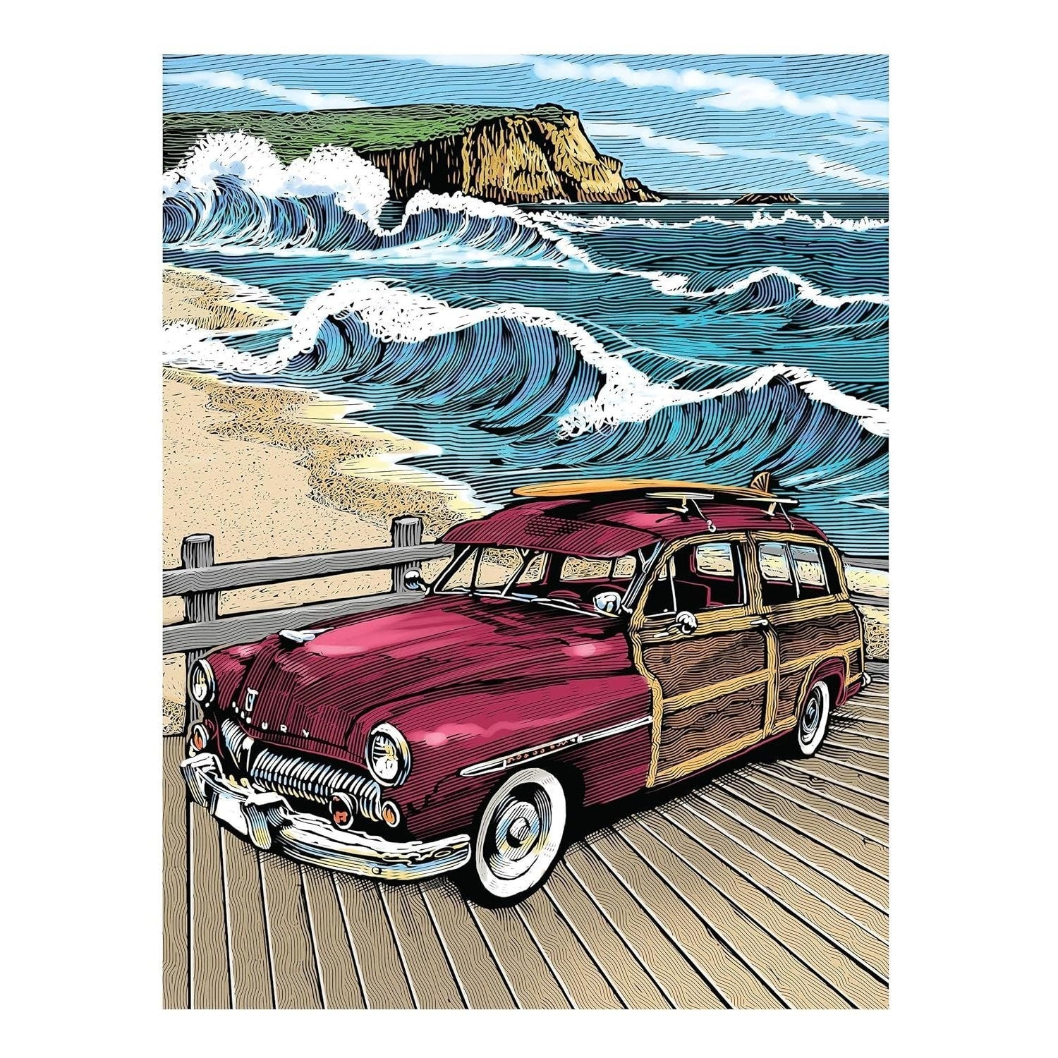 Creative Haven Cars Coloring Book