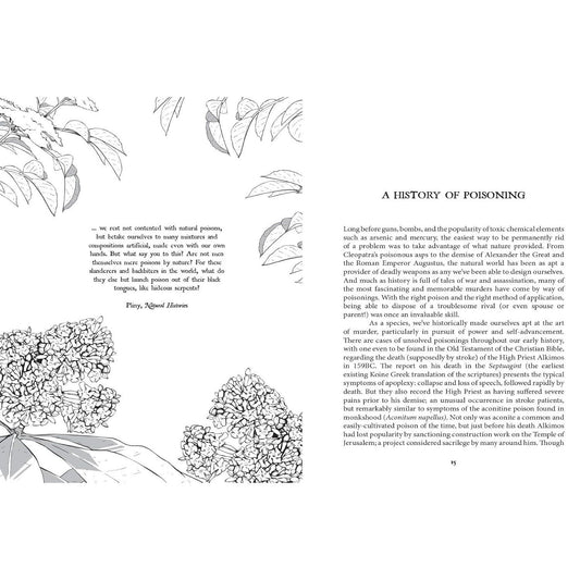 Botanical Curses and Poisons: The Shadow-Lives of Plants (Spiral Bound)