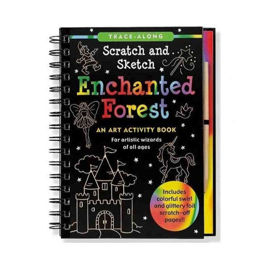 Scratch & Sketch Enchanted Forest (Trace-Along) (Spiral Bound)