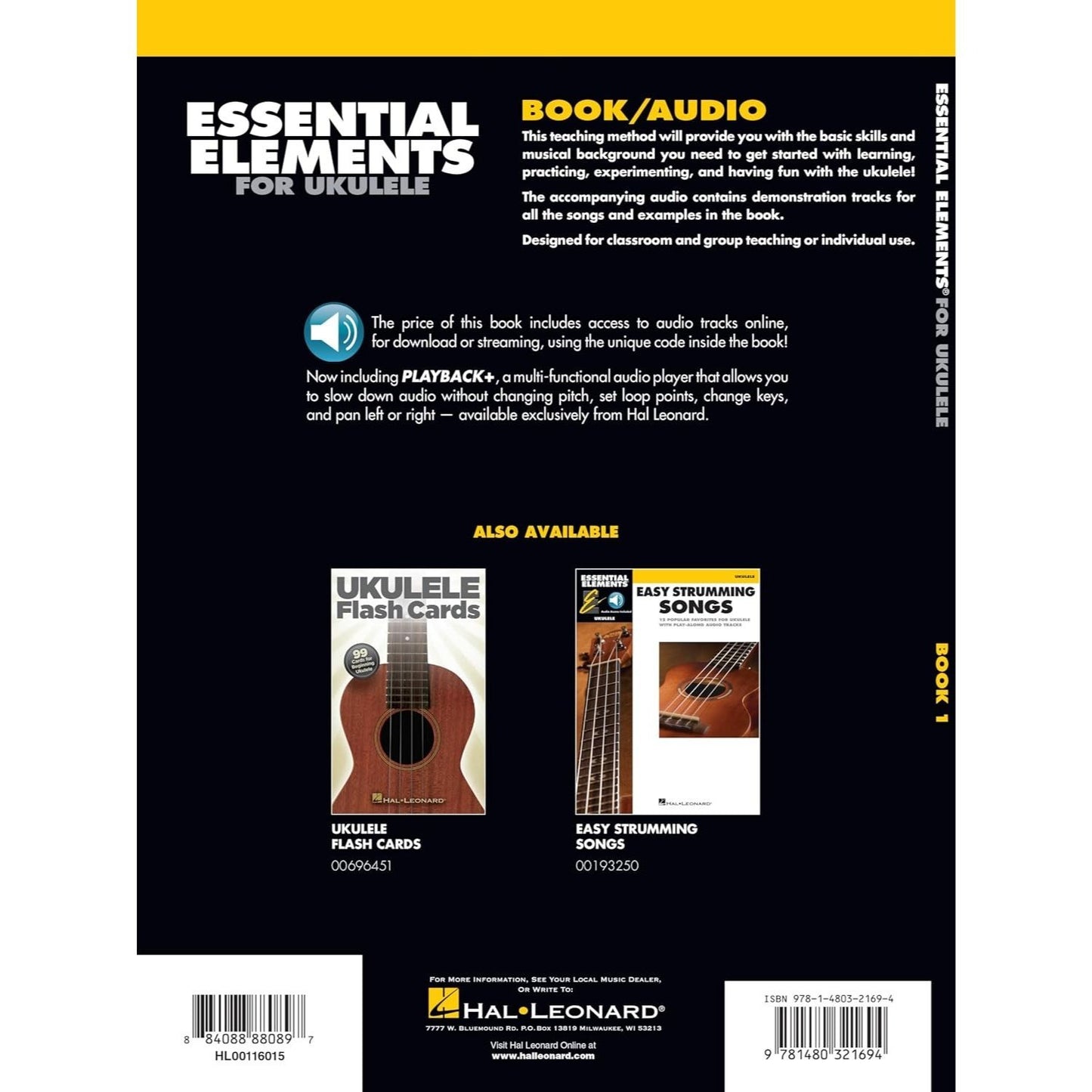 Essential Elements for Ukulele - Method Book 1 Comprehensive Ukulele Method Book/Online Audio [With CD (Audio)]