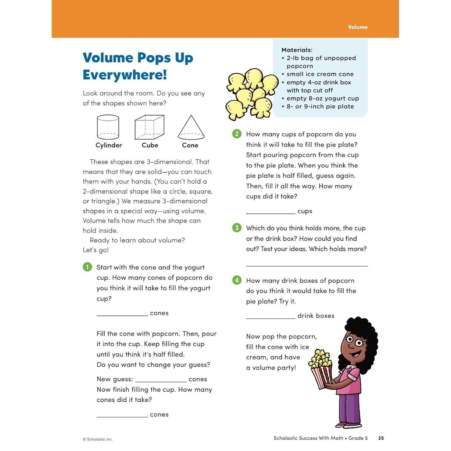 Scholastic Success with Math Grade 5 Workbook