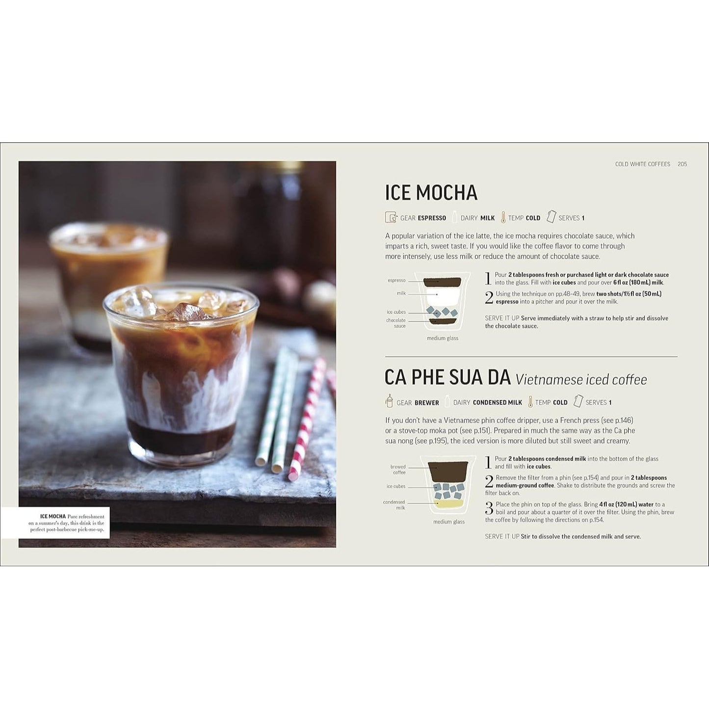 The Coffee Book: Barista Tips * Recipes * Beans from Around the World (Spiral Bound)