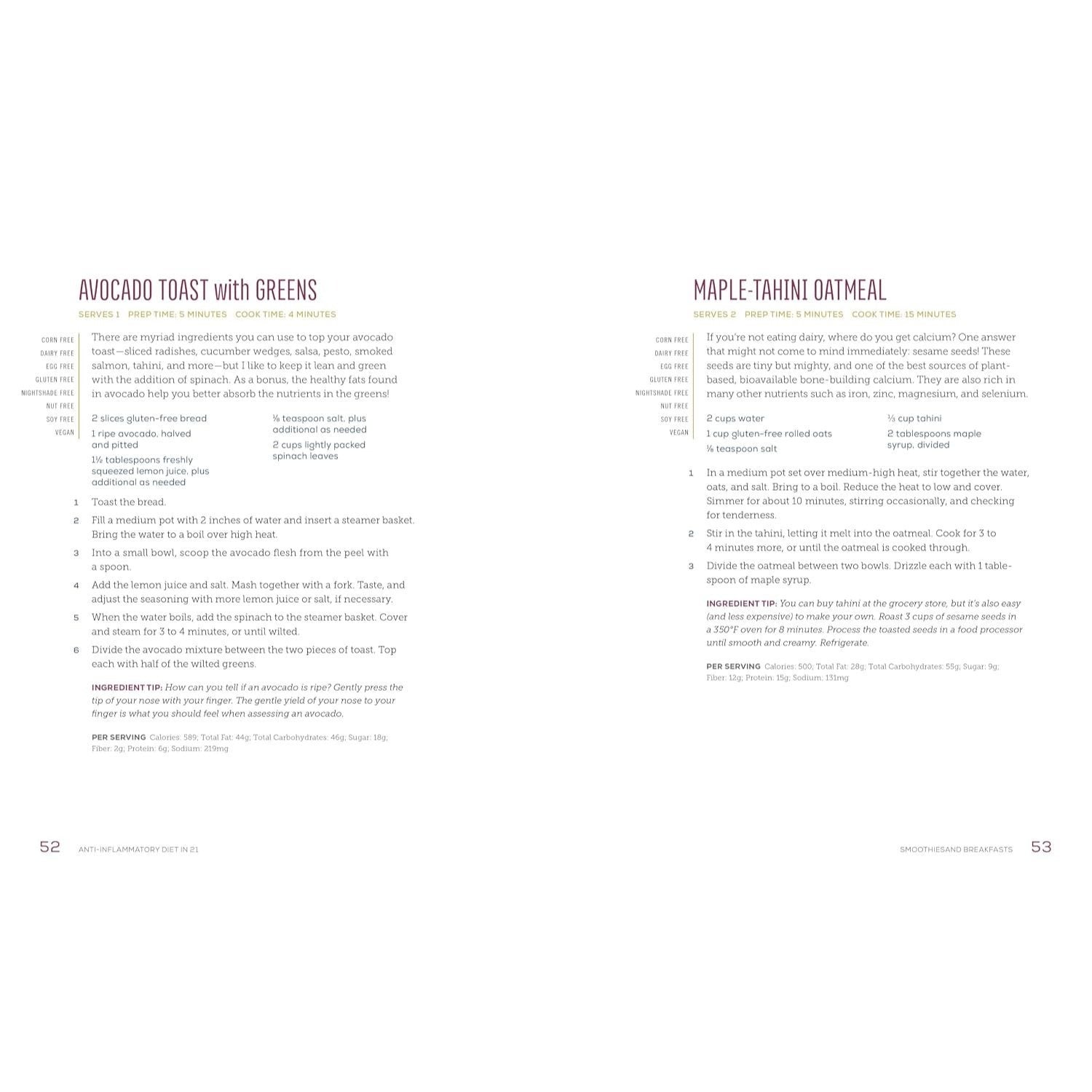 Anti-Inflammatory Diet in 21: 100 Recipes, 5 Ingredients, and 3 Weeks to Fight Inflammation