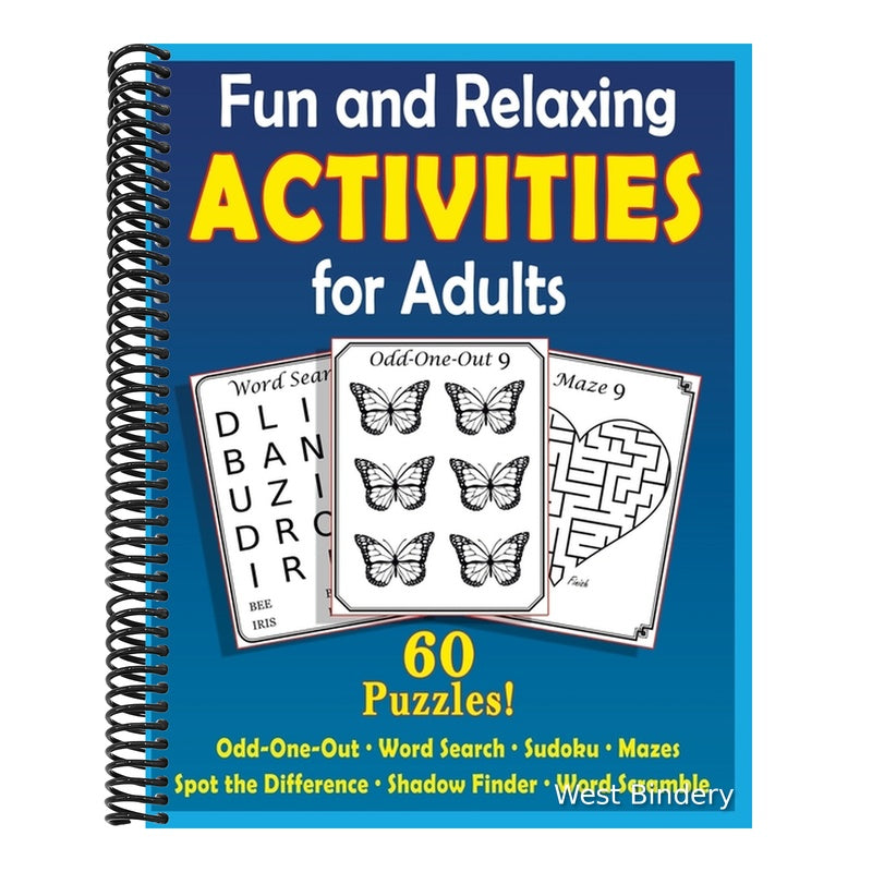 Fun and Relaxing Activities for Adults: Puzzles for People with Dementia [Large-Print]