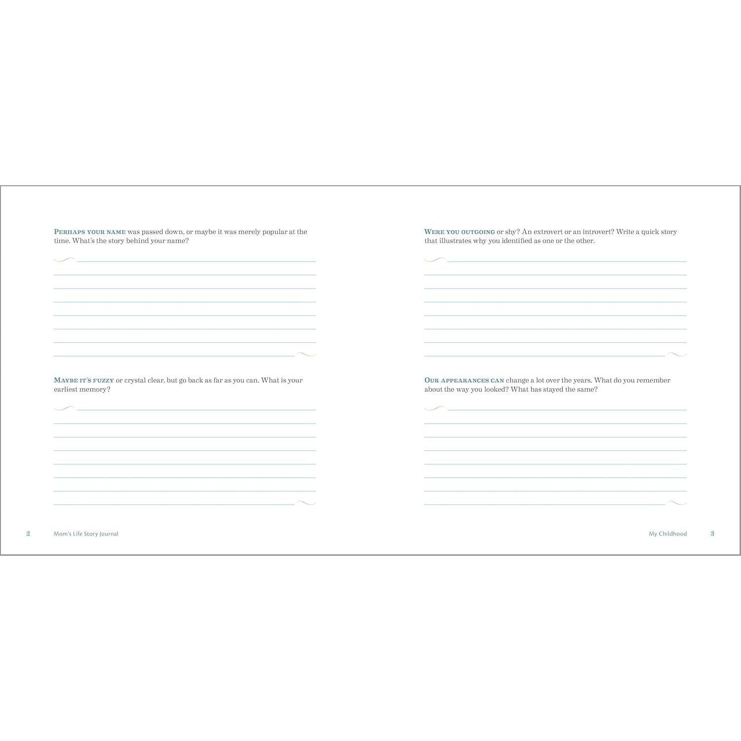 Mom's Life Story Journal: Guided Prompts to Capture Your Memories and Share Stories