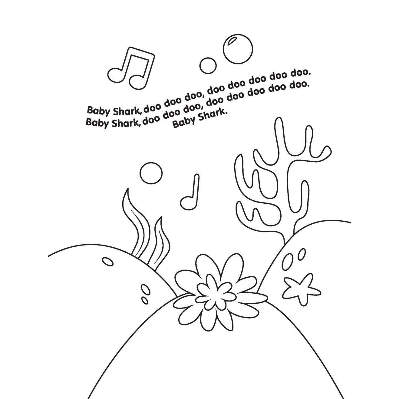 Super Simple Sing & Color: Baby Shark Coloring Book